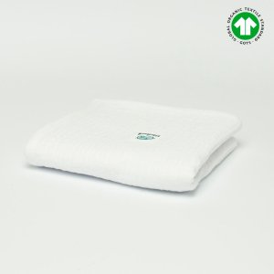 Pieluszka muślinowa pielucha z muślinu organicznego GOTS | 50x50 cm | 1 szt | biała