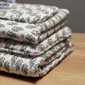 Pościel bawełniana z wypełnieniem 75x100 Flora