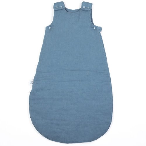 Śpiworek do spania dla niemowlaka muślinowy | 0-12 mc | 1.5 TOG | jeans