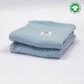 Pieluszki muślinowe komplet 2szt GOTS 50x50 baby blue