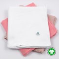 Otulacz muślinowy biały 100x100 bawełna organiczna GOTS