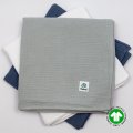 Otulacz muślinowy szary 100% bawełna organiczna 100x100cm