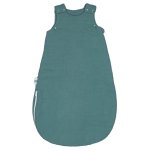 Śpiworek niemowlęcy muślinowy z bawełny organicznej | 0-12 mc | 1.5 TOG | eukaliptus