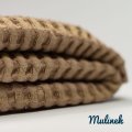 widok struktury kocyka wafelkowego marki Mulinek