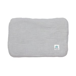 Poduszka muślinowa z bawełny organicznej 20x30 szary