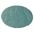 mata dla dzieci velvet - miętowa okrągła o średnicy 120 cm