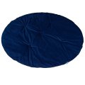 mata dla niemowlaka velvet - granatowa okrągła o średnicy 120 cm
