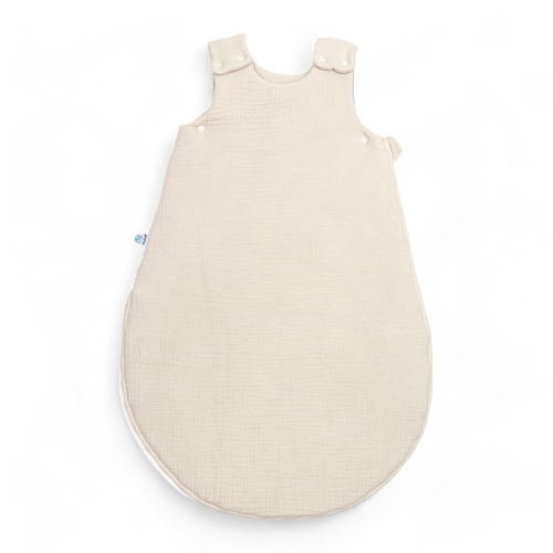 Śpiworek niemowlęcy 100% muślin | 0-6 mc | 1.5 TOG | natural