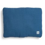Poduszka muślinowa 30x40 z bawełny organicznej GOTS jeans