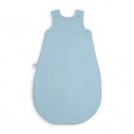 Śpiworek niemowlęcy letni muślinowy | 0-12 mc | 1.0 TOG | błękitny baby blue