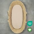 Prześcieradło do gondoli muślinowe z gumką | 80x40 cm | kolor natural