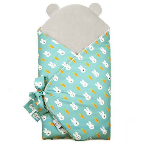 Rożek Velvet niemowlęcy z uszami Bunny