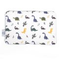 Poduszka velvet płaska Happy Dino 20cm x 30cm wzór dinozaury