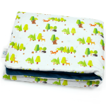 Kocyk dla średniaka Forest Friends 75 x 100 granatowy Velvet