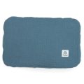Poduszka niemowlęca muślinowa GOTS 20x30 jeans