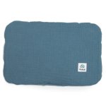 Poduszka niemowlęca muślinowa GOTS 20x30 jeans