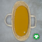 Prześcieradło do gondoli i kosza mojżesza | GOTS | 40x80 cm | musztardowe