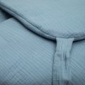 Muślinowy rożek otulacz standard GOTS kolor jeans